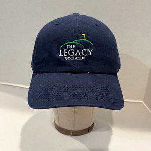 The Legacy Golf Club Dark Blue Hat, Adjustable Strap Adult Unisex Unworn